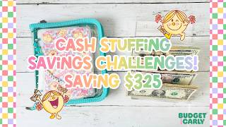 Cash Stuffing Savings Challenges! Saving $325 with Year Long & Short Term Challenges