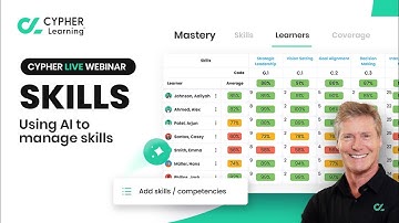 Using AI to manage skills | CYPHER Live
