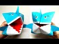 DIY Origami Baby Shark Puppet