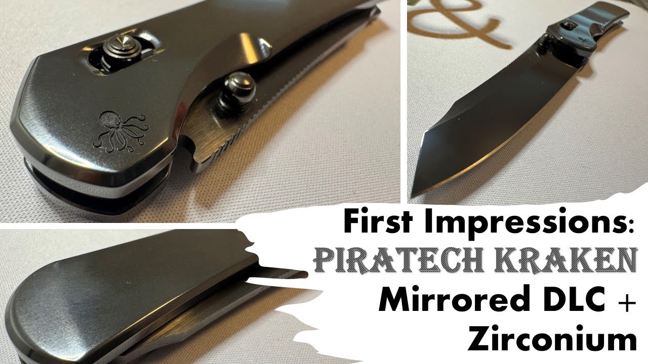 Piratech Kraken | Zirconium Titanium | Mirror Polished DLC S90V
