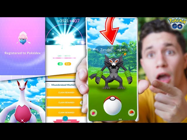 Famous Last Words on X: Zarude is coming to Pokemon Go and this mythical  Pokemon is not monkeying around!    / X