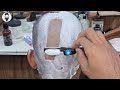 Relaxing Straight Razor Head Shaving Tutorials 😲 fast Bald HeadShave Boy 😜