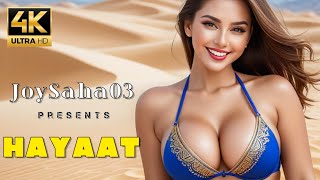 [4K] Ai Lookbook 🏜️ Hayaat 🔥 | This Video Has Poor Sound Please Mute The Volume 🔇