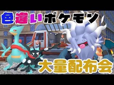レジェンズZA コノヨザルや御三家大量色違いポケモン布会 詳細は概要欄