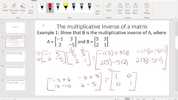 College Algebra 6.4 Inverses of Matrices