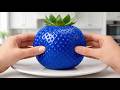Surreal Golden & Silver Fruits ASMR 🍉✨ Satisfying Cutting & Squeezing Compilation Hyper Realistic