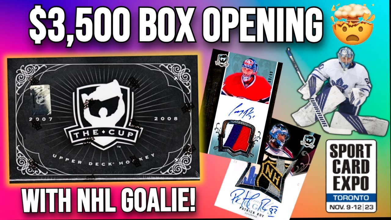 Joseph Woll Opens a 2007-08 THE CUP Hockey Box ! 🔥 - YouTube