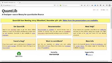 Quantlib A FREE Open Source finance library