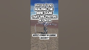 Worst Combat In Gaming History? Day 5 / 210 Retiring My Mom With My Indie Game #indiegame #gamedev