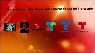 Todas las cortinillas de Telemundo (Internacional) 1954-presente