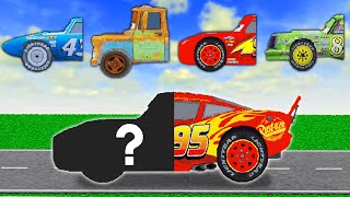 CHOOSE THE RIGHT HEAD FOR LIGHTNING MCQUEEN in Teardown | Wrong Head Cars