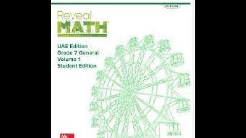 8-5 three-Dimensional figures  - grade 7 reveal math
