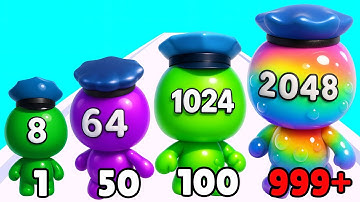 Man Runner 2048 🏃‍♂️ NOOB vs PRO vs HACKER 🔥🔥 Ultimate Walkthrough Max Gameplay | QW2467