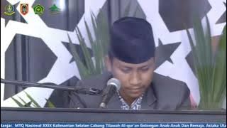 JUARA 1 FINAL || WAHYU ANDI SAPUTRA ( KALTENG ) || TILAWAH REMAJA PUTRA || MTQ NASIONAL 2022 KALSEL
