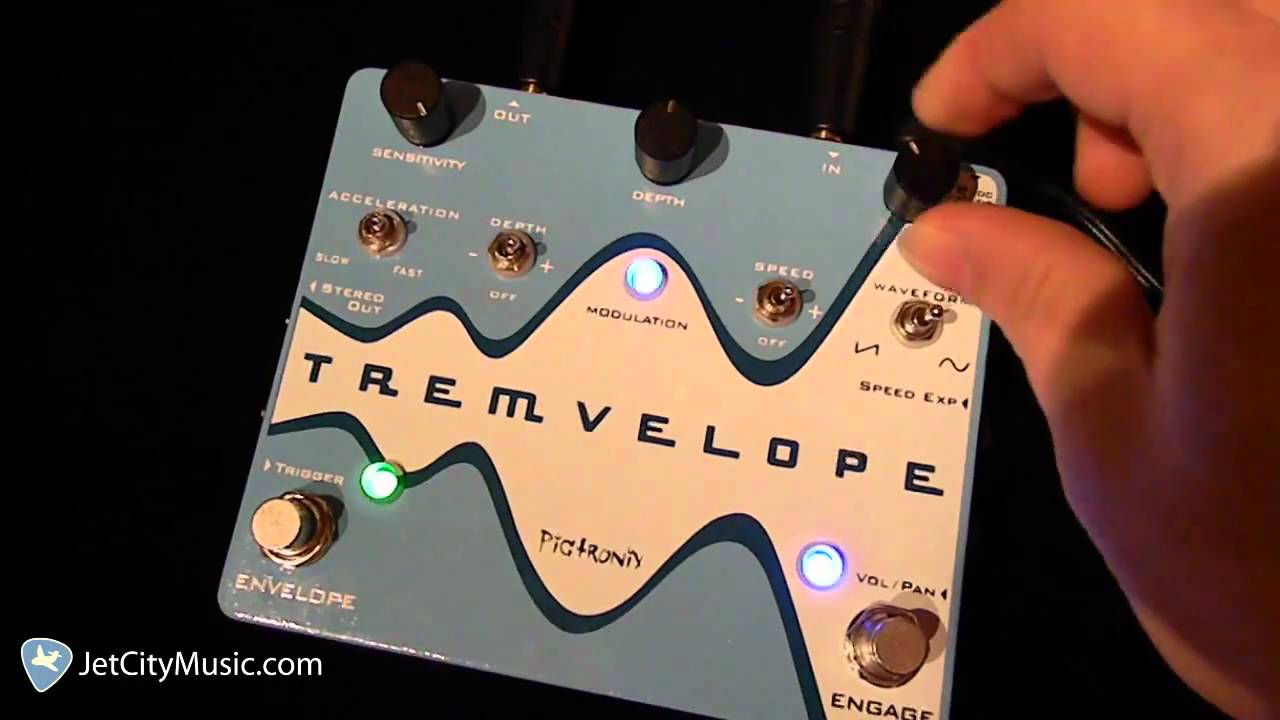 Pigtronix Tremvelope エンベロープ付き トレモロ／オートパン Pigtronix Tremvelope - YouTube
