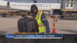 O'Hare Airport workers prepare to strike