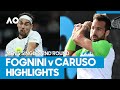 Fabio Fognini vs Salvatore Caruso Match Highlights (2R) | Australian Open 2021