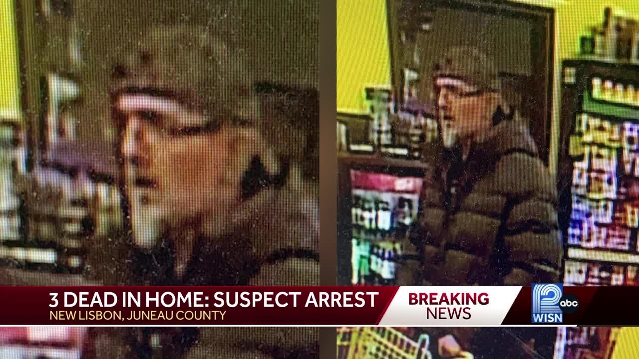 New Lisbon triple homicide suspect arrested in Juneau County