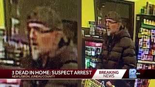 New Lisbon triple homicide suspect arrested in Juneau County