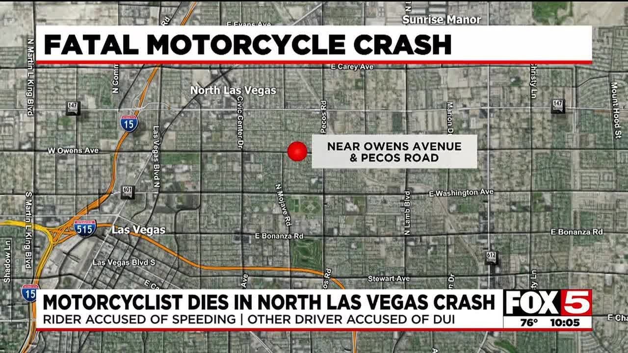 Motorcycle rider killed in North Las Vegas crash; suspect in custody ...