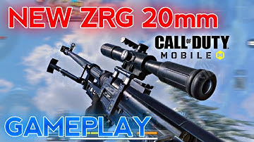 New ZRG 20mm Sniper Cod Mobile Gameplay | Codm New ZRG 20mm Sniper Gameplay | zrg 20mm codm #codm