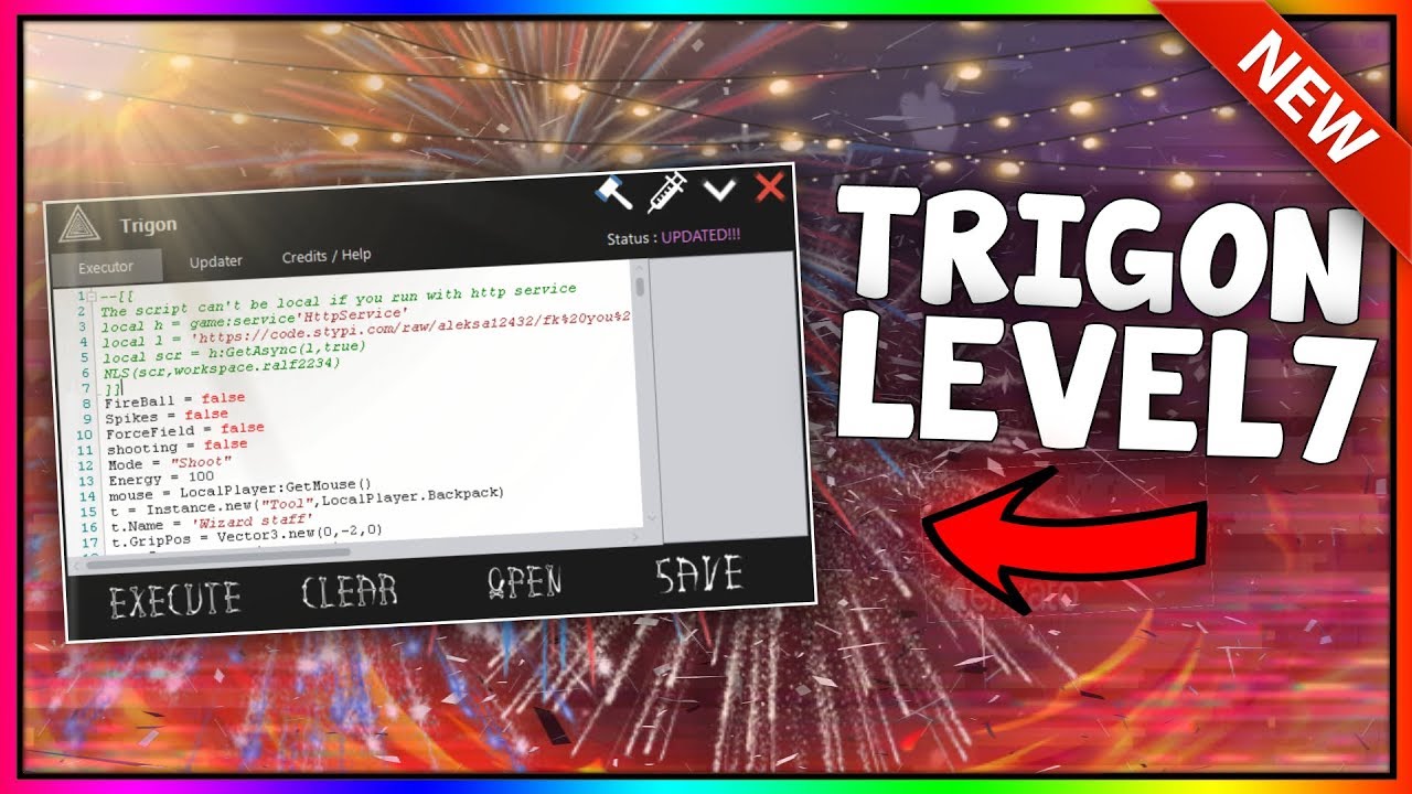 New Roblox Exploit Trigon Patched Full Unrestricted Level 7