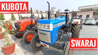 Swaraj 744 XT VS Kubota 45 Review / Kubota tractor vs Swaraj Tractor 🔥