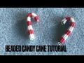 Beaded candy cane tutorial