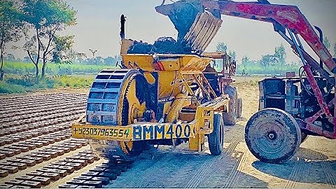 Revolutionizing Brickmaking: Inside the BMM400 Machine in Action #brickmaking #construction #bricks