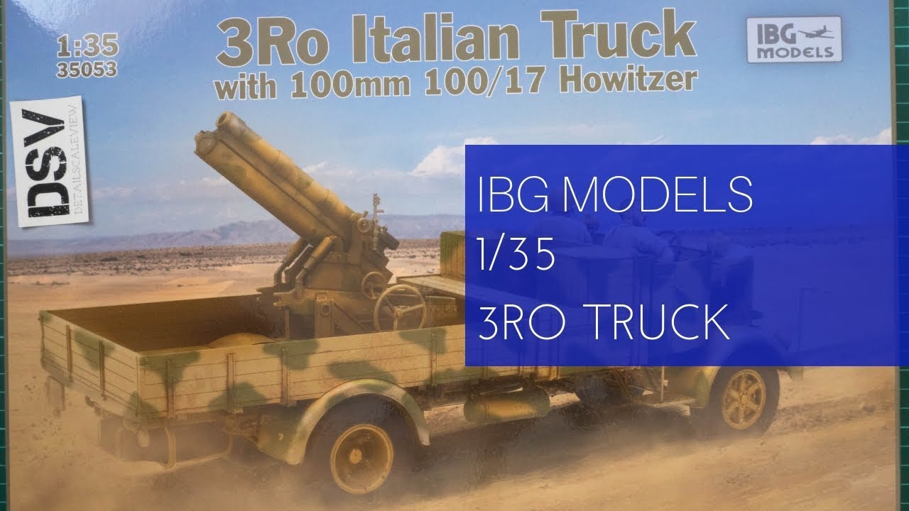 plastic kitchen bin IBG Models 1/35 3Ro Truck (35053) Review