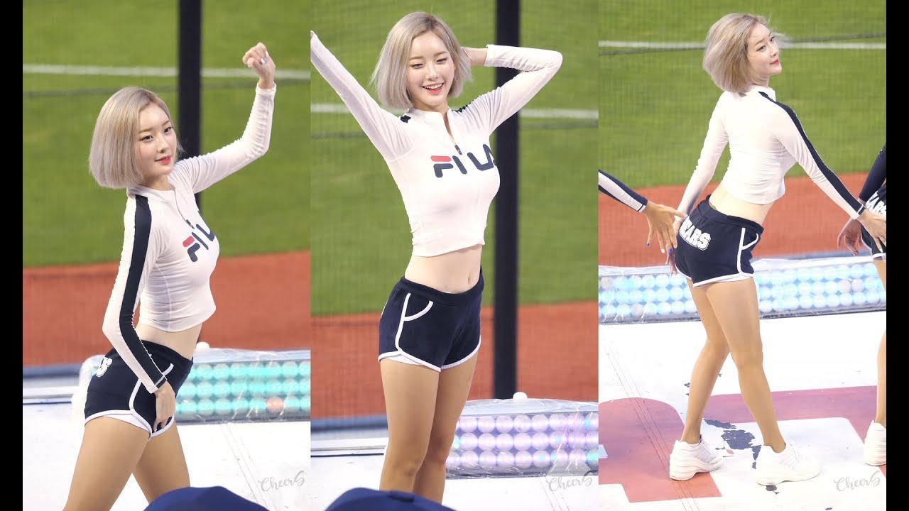 [4K] 빙구웃음에 녹아요 서현숙 치어리더 메들리 공연 두산베어스 190808