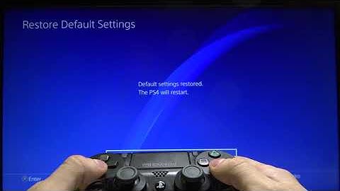 How to Reset Settings in SONY PlayStation 4 – Restore Defaults Configuration
