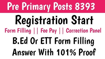 NTT Registation Start For 8393 Posts Form filling , Pay Fees or Download Application Form