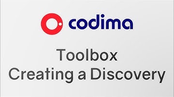 Codima | Toolbox Creating a Discovery