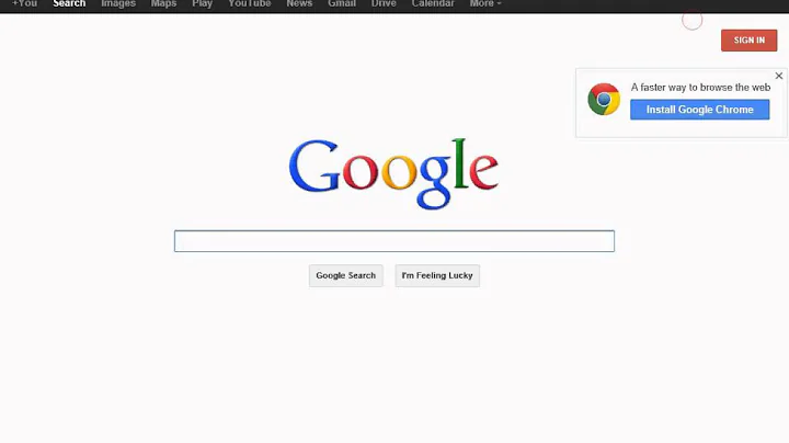 Change Default Search engine to Google in Windows 8 Internet Explorer 10