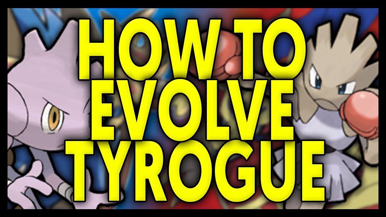Pokemon Black 2 & White 2 - How to Evolve Tyrogue into Hitmonlee