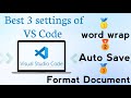 Top 3 VS Code Settings for Beginners | Smooth & Fast Coding (2026)