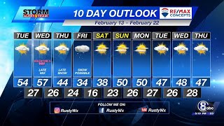 Monday Evening Klkn Forecast - February 12, 2024