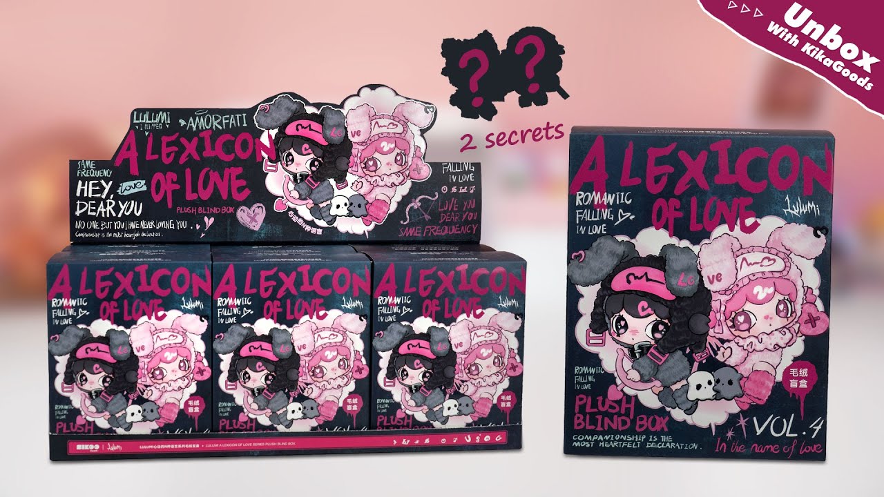 Unboxing Lulumi A Lexicon of Love Series Plush Blind Box 