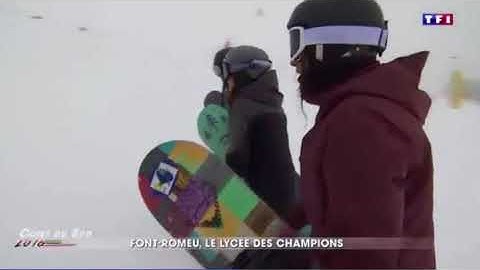 REPORTAGE TF1 : Font-Romeu, le lycée des champions.