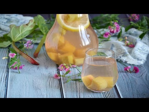 ЛУЧШЕЕ СРЕДСТВО ОТ ЖАЖДЫ!  👍 Компот из ревеня 💖 ВКУСНО И ПОЛЕЗНО!