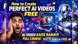 How to Create Perfect Ai Videos Free #2026  | Ai video kaise banaye | Full Course | Text to video ai