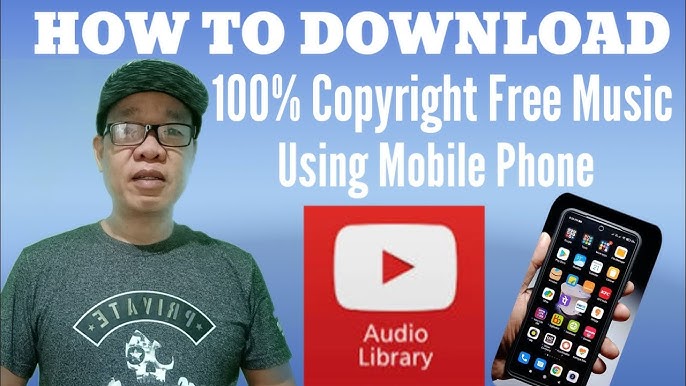 How To Download  Audio Library Music Using Mobile Phone, Step by  Step Tutorial