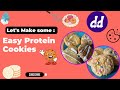 Easy Protein Cookies | How to use that Protein Powder and Protein Pancake Mix for Cookies | Prep