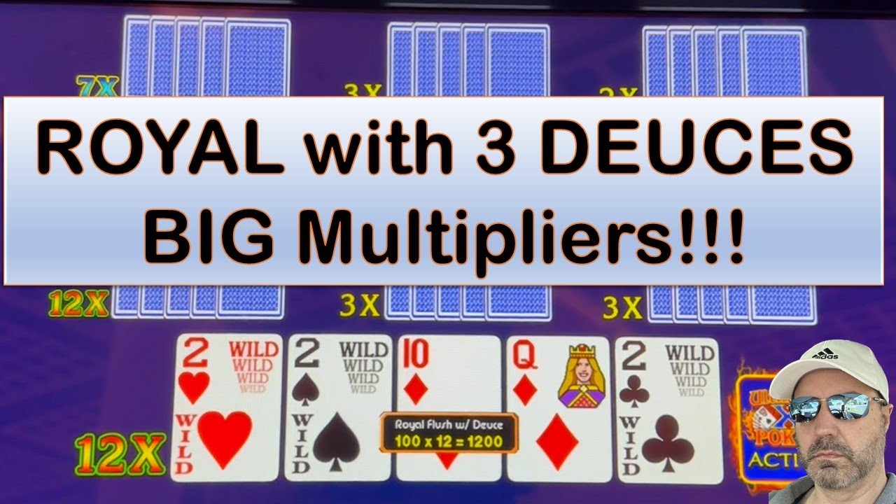 DEALT ROYAL FLUSH w/3 DEUCES, 12x Multipliers. What did I do? Ultimate