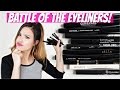 BATTLE OF THE EYELINERS! BEST & WORST of High-End vs. Drugstore vs. Asian Liquid Liners!