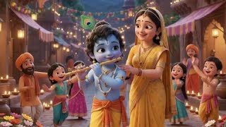 Krishna Steals Butter 🧈💙 | Janmashtami Special | Krishna Story for Kids