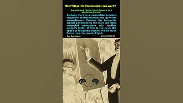 How Telepathic Communications Work?
