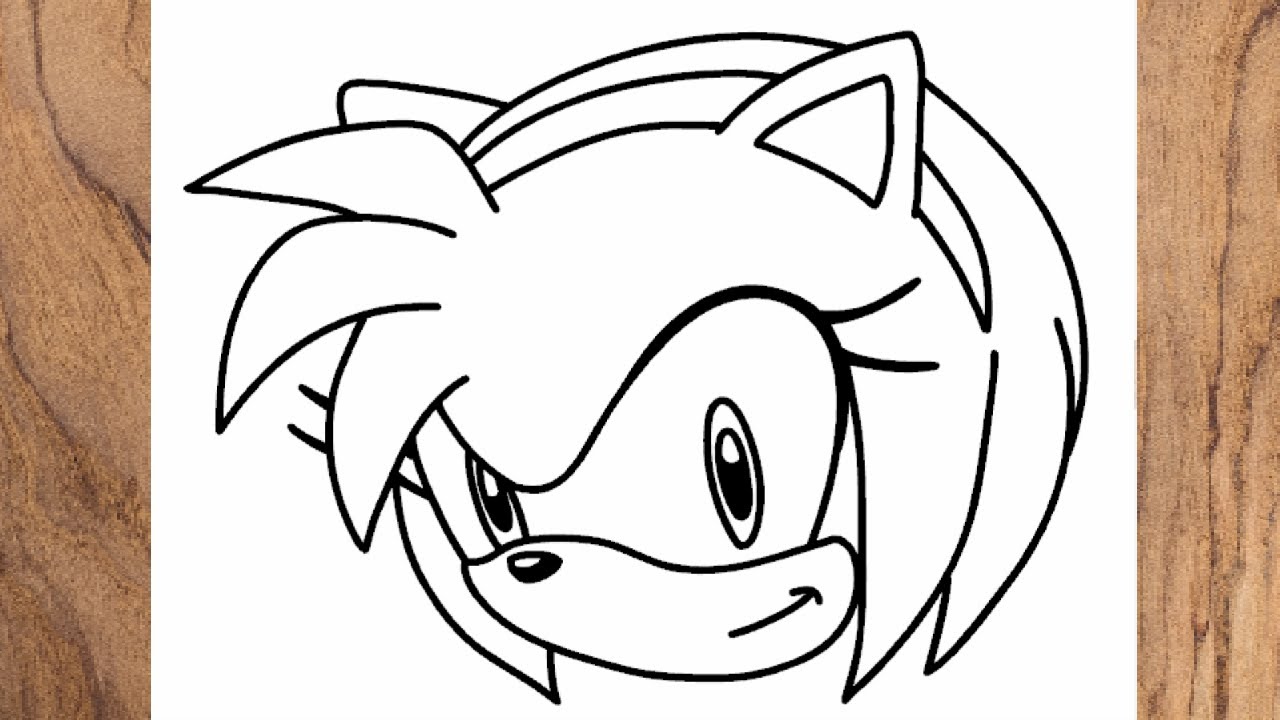 Como DESENHAR a AMY ROSE do SONIC passo a passo - Como DIBUJAR a