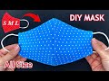 Very Easy 3Layer Mask! Diy Face Mask All Size (S M L) Easy Pattern Sewing Tutorial | Breathable Mask